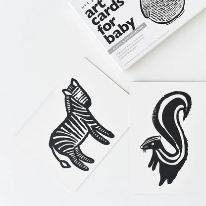 Wee Gallery Art Cards for Baby - Black and White Collection