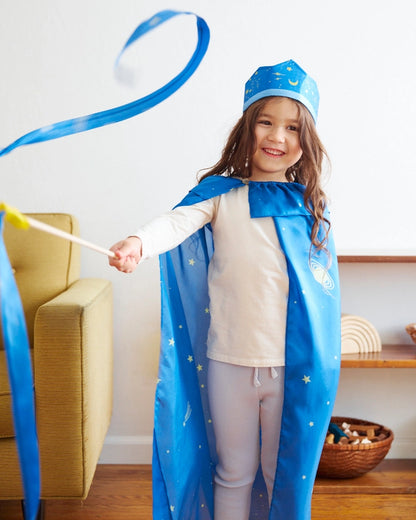 Sarah's Silks 100% Silk Starry Night Crown For Birthdays and Dress Up