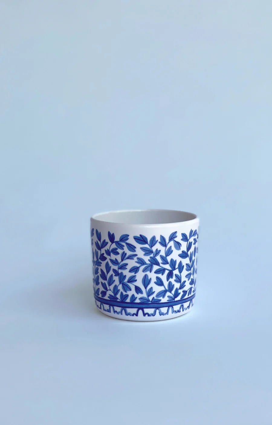 Helmsie Blue and White Mama & Me Cup Set