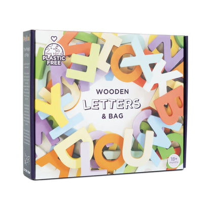 Le Toy Van Wooden Alphabet Set & Bag