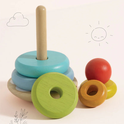 Le Toy Van Rainbow Stacking Tower