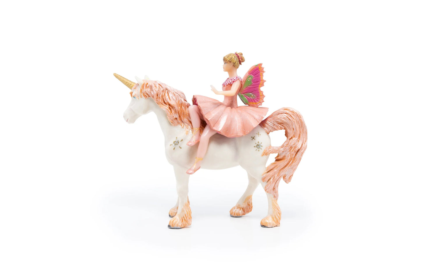 Papo France Hand Painted Whimsical Elf Ballerina And Her Unicorn