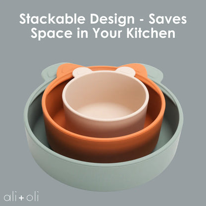 Ali+Oli (3pc) Stackable Snack Bowl Set (Citrus Splash)