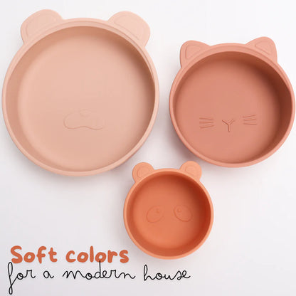 Ali+Oli (3pc) Stackable Snack Bowl Set (Terracotta Blush)