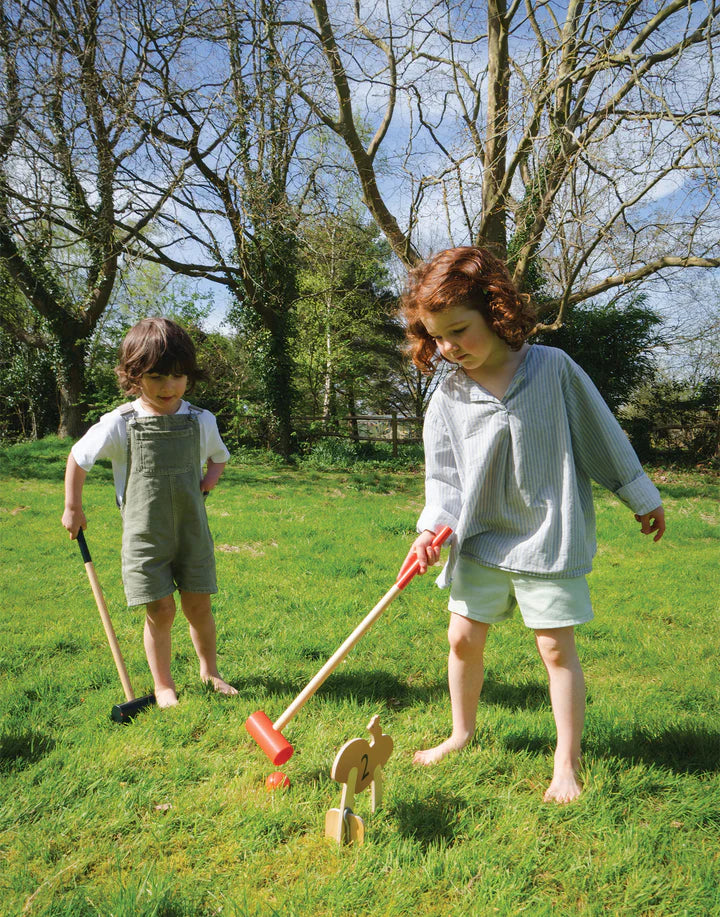 Tender Leaf Toys Woodland Indoor Croquet Set