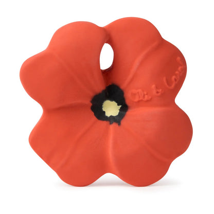 OLI&CAROL Pop the Poppy Mini Baby Teether