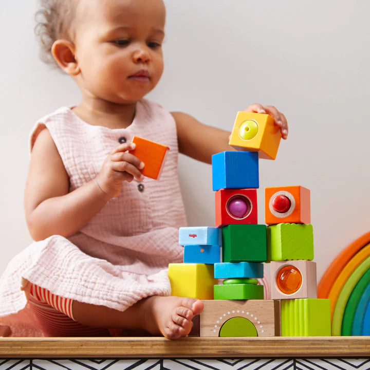 HABA Fun with Sounds Wooden Discovery Blocks