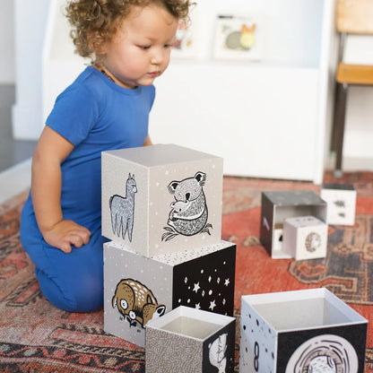 Wee Gallery Nesting Blocks - Baby Animals