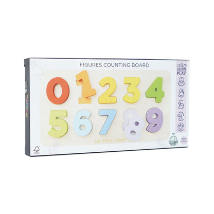 Le Toy Van Counting Wooden Numbers Shape Sorter