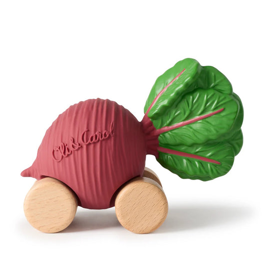 OLI&CAROL Betty The Beetroot Baby Car Toy