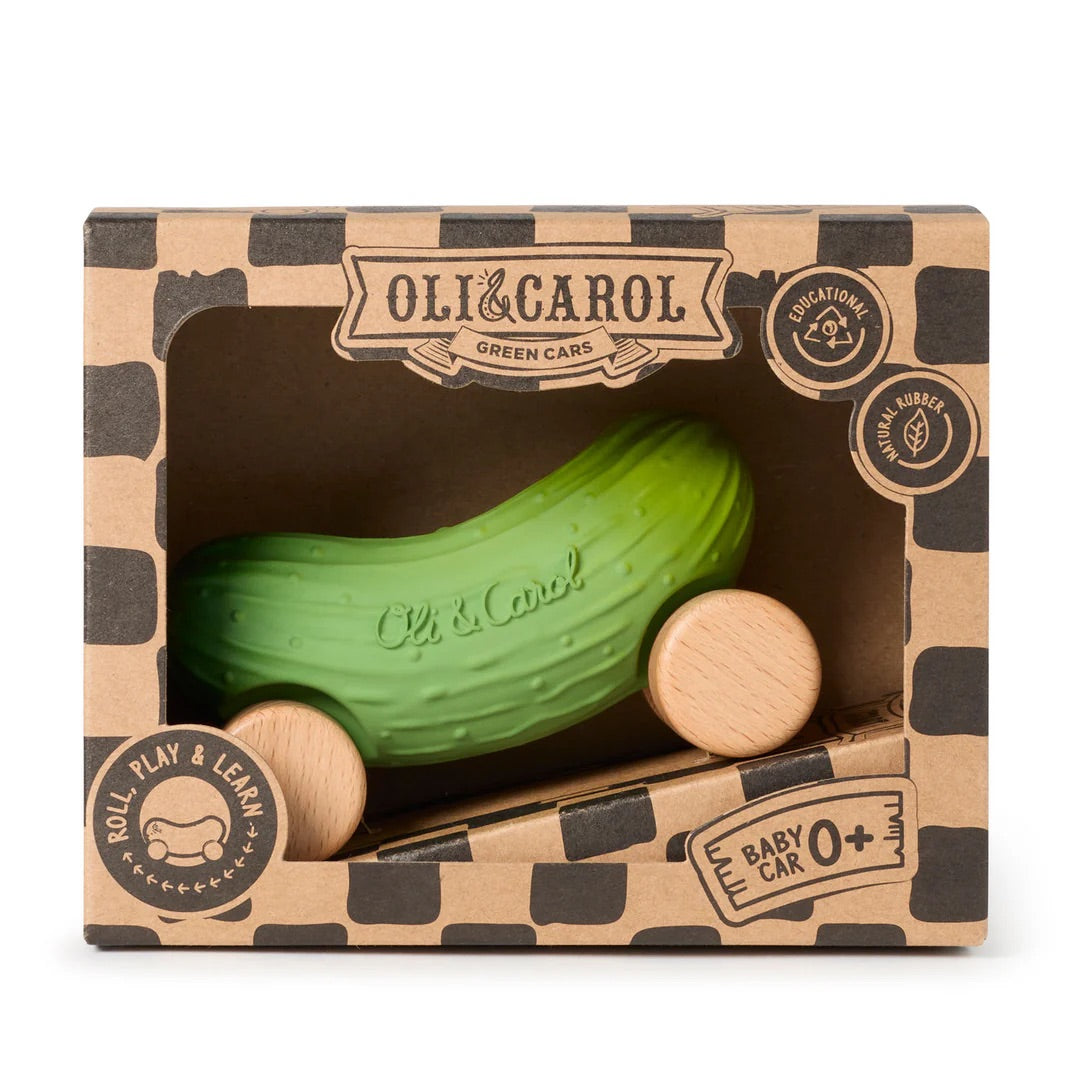 OLI&CAROL Pepino The Cucumber Baby Car Toy