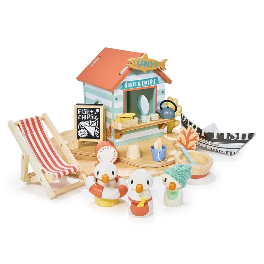 Tender Leaf Toys Sandy's Wooden Beach Hut