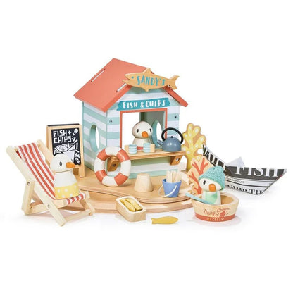 Tender Leaf Toys Sandy's Wooden Beach Hut