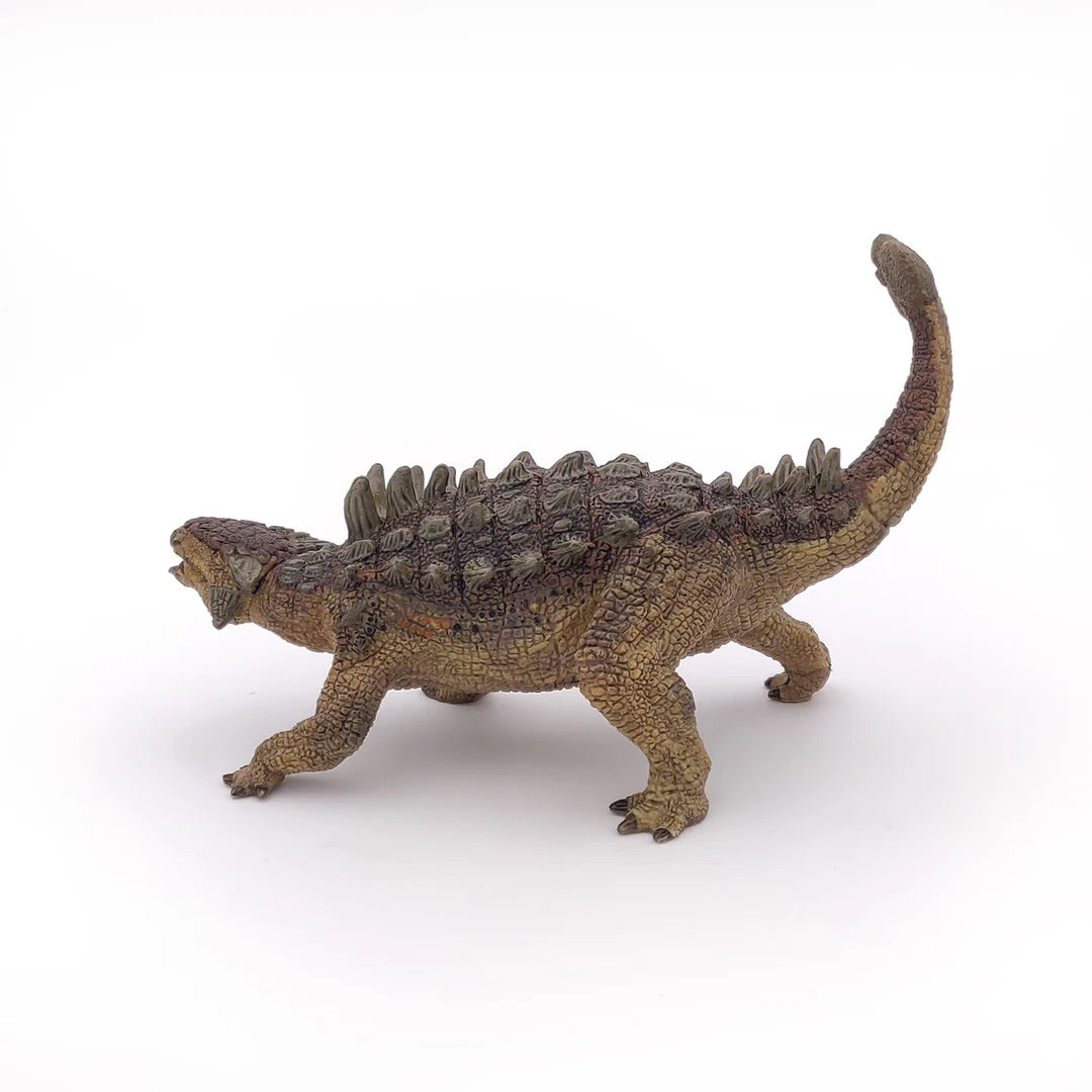 Papo France Hand Painted Realistic Ankylosaurus Figurine Toy