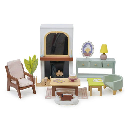 Tender Leaf Toys Mulberry Mansion Large Wooden Dollhouse