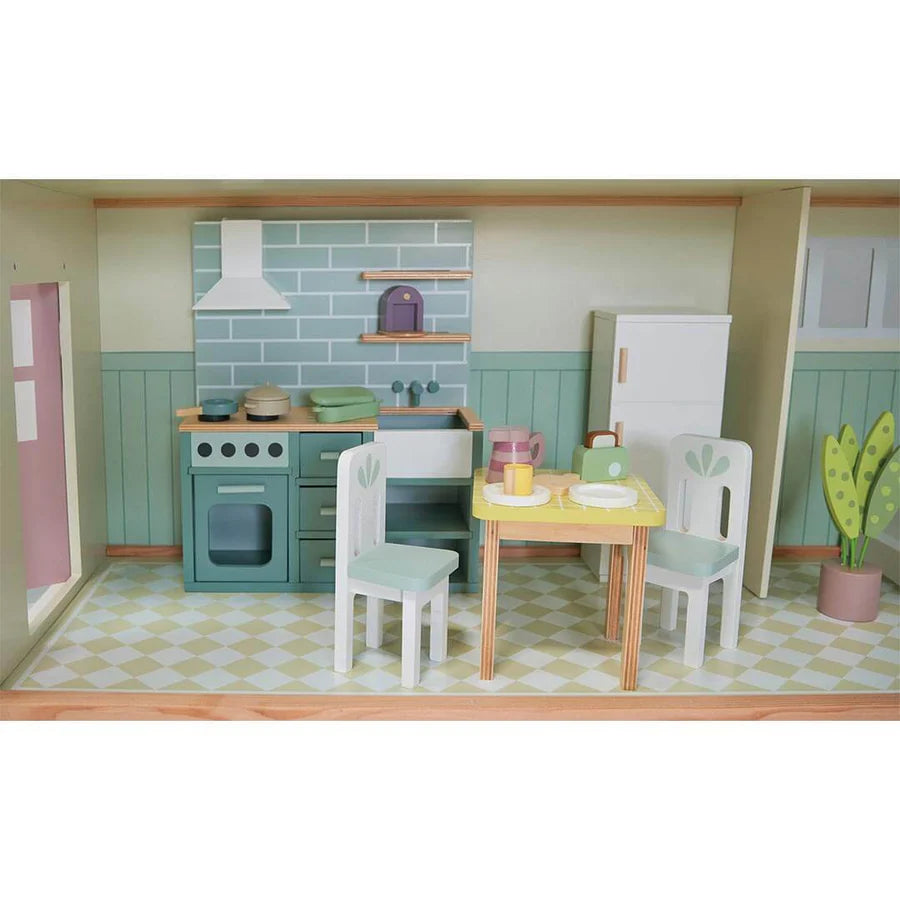 Tender Leaf Toys Mulberry Mansion Large Wooden Dollhouse