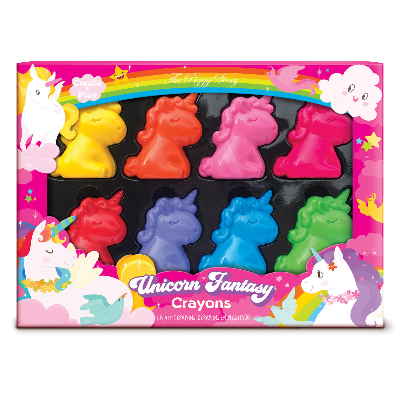 The Piggy Story Unicorn Fantasy Crayons of Fun